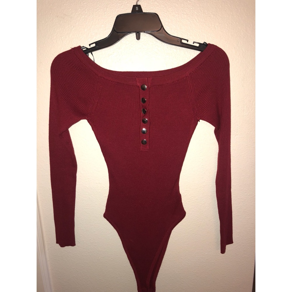 *NEVER WORN* red bodysuit